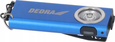 Elektrik çelsash Dedra L0901 Slim LED, 210 lm, USB‑C, blu