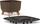 Vazo me lule Gracia Square Eco Wood, 24cm, katrore, kafe