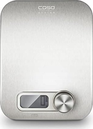 Peshore kuzhine Caso Design, 5kg, dixhitale, çelik inox argjendtë