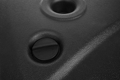 Bazament për çadër Umbrella Base On Wheels, mbushet me ujë a me rërë, 60 kg, i zi