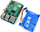 Kuti alumini JustPi për Raspberry Pi 4B, me 2 ventilatorë, blu
