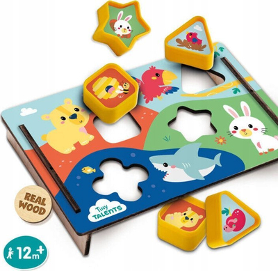 Puzzle formash druri SES Creative 13131, për mënd çuna e goca, 12m+, shumëngjyrësh