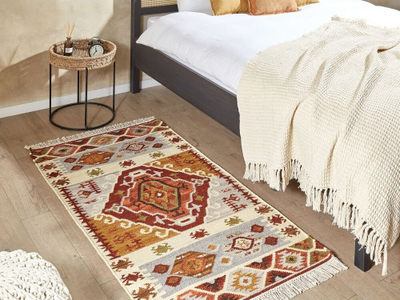 Tapet leshi PROSHYAN Wool Kilim, 80 x 150 cm, shumëngjyrësh