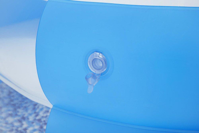 Pishinë me fryrje Bestway Splashview 54409, 270 x 198 x 51 cm, 821L, blu me të bardhë