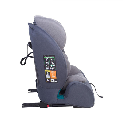 Sedilje auto U-Grow i-Size R129, 76-150 cm, ISOFIX Top Tether, gri