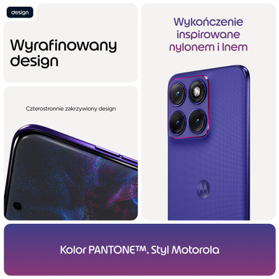 Telefoni Motorola Edge 70 Fusion, 12GB RAM, 256GB, blu Orient