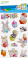Stickera dekorativë Puffy CRAFT WITH FUN Bunny, set me 12 copa, për Pashkë