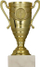 Kupë sportive Victoria Sport Plastic Cup T M, 17cm, plastike, ngjyrë ari