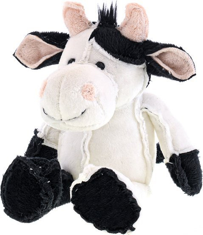 Lodër pelushi Hero Cow, 26cm, lopë pelushi, bardh e zi