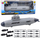 Lodër nëndetëse Leanto Submarine Ship Shooting Torpedoes, 28cm, plastike, gri