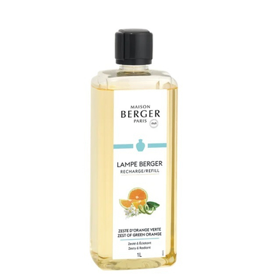 Rimbushje për llambë katalitike Maison Berger Paris Zest of Green Orange, 1000 ml