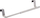 Varëse peshqirësh Wenko Single Rod, çelik inox, e argjendtë