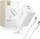 Karikues rrjeti Tech-Protect NC45W GaN, 45W, 2x USB-C PD, i bardhë