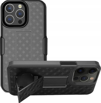 Kapak telefoni Holster Shield për Samsung Galaxy A14 5G, me kllips për në brez, i zi