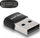 Adapter USB DeLOCK, USB 2.0, USB Type A mashkull në USB Type C femër, i zi