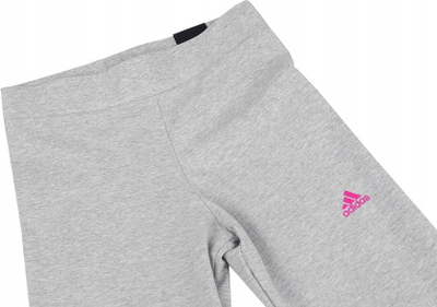Legginsa për goca adidas Lin Tig Jr IC3580, të ngushta, gri