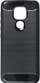 Kapëse mbrojtëse OEM Carbon për Motorola G9 Play E7 Plus, efekt karbon, kundër goditjeve, e zezë
