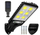 Llamba solare LED Elight LU17, 120 COB, sensor PIR, e zezë