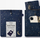 Kuti organizuese IF Bookaroo Books Pouch Moon &amp; Stars, për libra dhe gjëra të tjera, blu e errët me ari