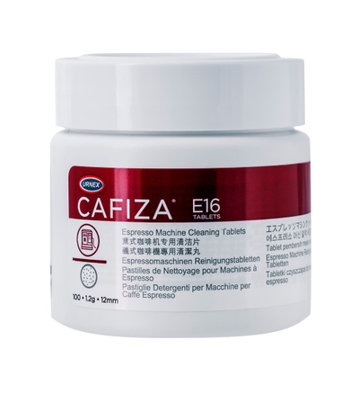 Tableta pastrimi Urnex Cafiza E16, për makina espresso, 1.2g, paketim 100 copë