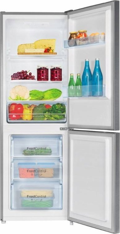 Frigorifer kombinë Amica FK2425.4UNTX(E), klasë energjie E, Inox