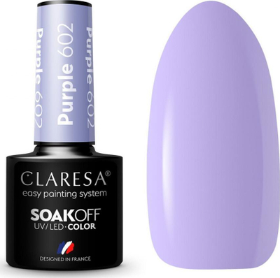 Llak xheli hibrid Claresa Purple 602, 5 g, lejla vjollcë