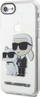 Kapak telefoni Karl Lagerfeld KLHCI8HNKCTGT, iPhone SE 2022 SE 2020 8 7, hardcase transparent me shkëlqim