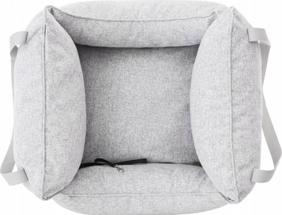 Sedilje makine për qen One, 60x55 cm, transportuese, gri