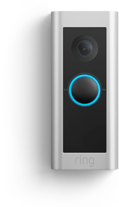 Електронско видео ѕвонче Ring Battery Video Doorbell Pro, Wi-Fi, со батерија, мат никел
