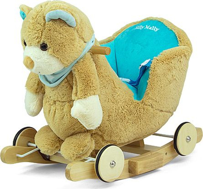 Lodër lëkundëse Milly Mally Polly Teddy, e kaltër