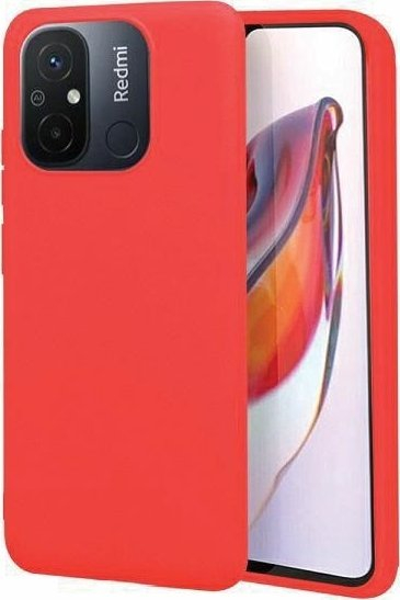 Kapak telefoni Beline Case Candy Xiaomi 12C, TPU silikon, i kuq