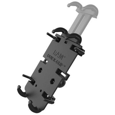 Mbajtës telefoni për biçikletë RAM Mounts Quick-Grip RAM-HOL-PD4-238AU, me sustë, rregullueshëm, i zi