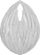 Mbulesë e helmetës Lazer AEROSHELL O2 (LZR-AKC-PLZ2005660925), XL, transparente