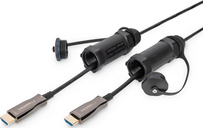 Kabllo HDMI Digitus 4K AOC, HDMI 2.0, deri 4K 60Hz, e zezë