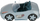 Makina lodër për kukulla MEGA CREATIVE Doll Car 543443, kabrio, për 2 kukulla, blu e çelët