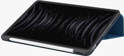 Mbulesë tablet Uniq Ryze për iPad Pro 11\" 2021–2022 dhe iPad Air 10.9\" 2020–2022, me mbajtëse, blu navy