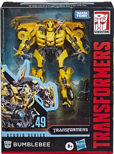 Figurë Transformers Hasbro Studio Series 49 Bumblebee, Deluxe, shumëngjyrëshe