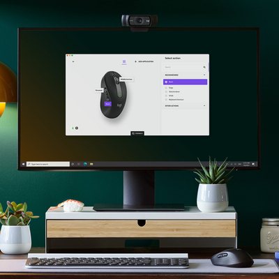 Maus wireless Logitech Signature M650, 2000 DPI, i hirtë