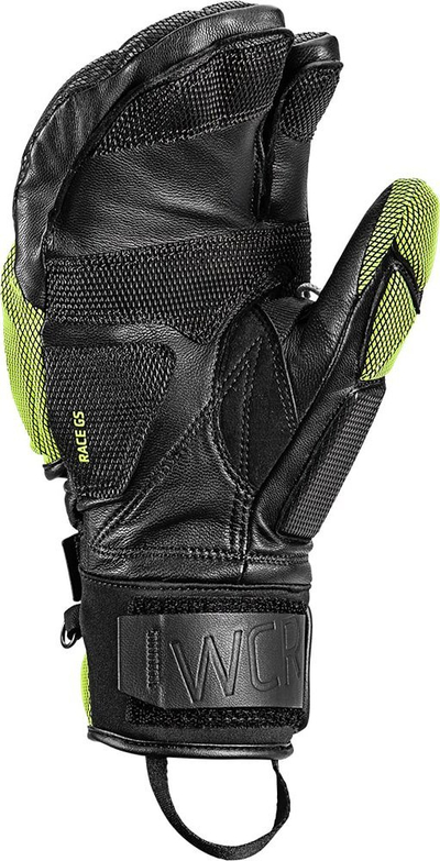 Doreza ski Leki WCR Venom GS 3D Lobster, madhësia 10.5, të zeza Ice Lemon