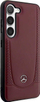 Mbështjellës telefoni Mercedes Urban Line, për Samsung Galaxy S23+, lëkurë, i kuq