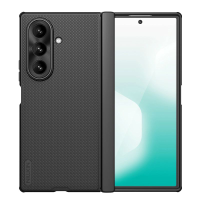 Kapotë telefoni NILLKIN Frosted Shield Fold për Samsung Galaxy Z Fold 7, me MagSafe, që s’i trembet goditjeve, ngjyrë e zezë