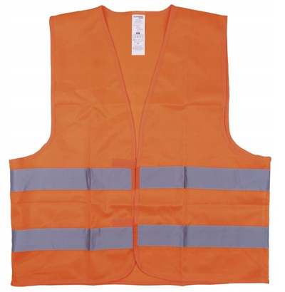 Jeletë sigurie Donau Safety, XL, portokalli reflektuese