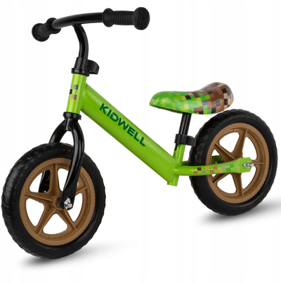 Бицикл за рамнотежа KS Cycling Rebel Game, за деца, зелен