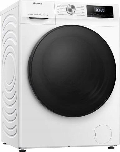 Lavatriçe Hisense WFQA9014EVJM, 9 kg, 1400 RPM, e bardhë