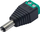 Приклучок за енергија Akyga AK-SC-16, UTP plug 5.5 x 2.1 mm, 2-пински, црна