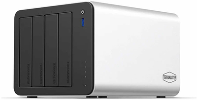 NAS TerraMaster F4-425 Plus, 4-bay, 16GB DDR5, argjendtë e zezë