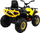 Makina elektrike për fëmijë Ramiz ATV Desert 4x4, telekomandë, LED dhe Mp3, e verdhë
