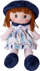 Kukull pëlhure Askato Rag Doll, 45cm, për kalamaj 3+, blu e errët