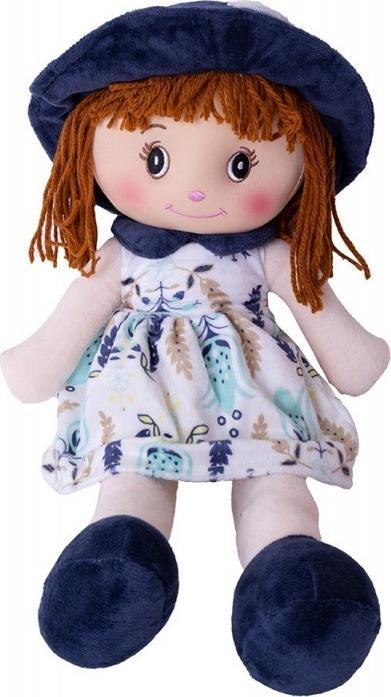 Kukull pëlhure Askato Rag Doll, 45cm, për kalamaj 3+, blu e errët