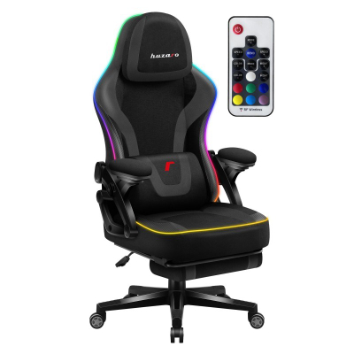Гејминг столица Force 4.6 RGB, мрежеста, ергономска, црна